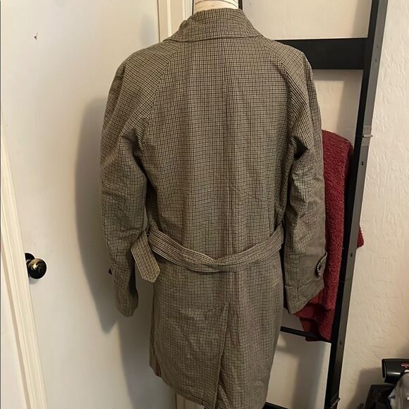 Dries Van Noten Plaid Button Closure Belt Pockets Jacket Luxury - Picture 7 of 15